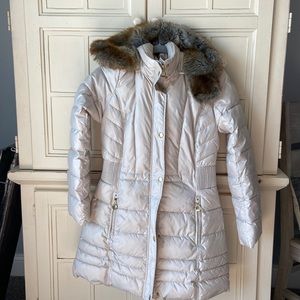 Cream winter coat. Womens medium